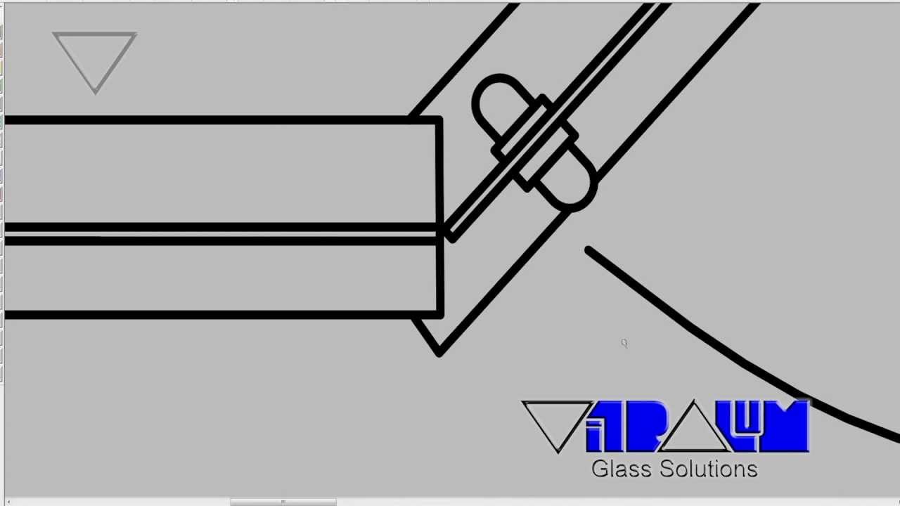 Vitralum Glass Solutions, how to build a Neo angle (135°) frameless shower enclosures , shower doors