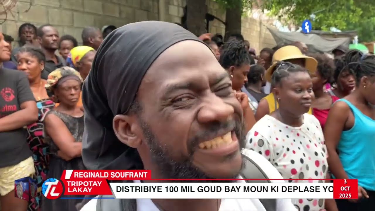 Ministè Enteyrè distribiye 100 000 Goud bay moun ki te kouri pou bandi ki al ret nan kan