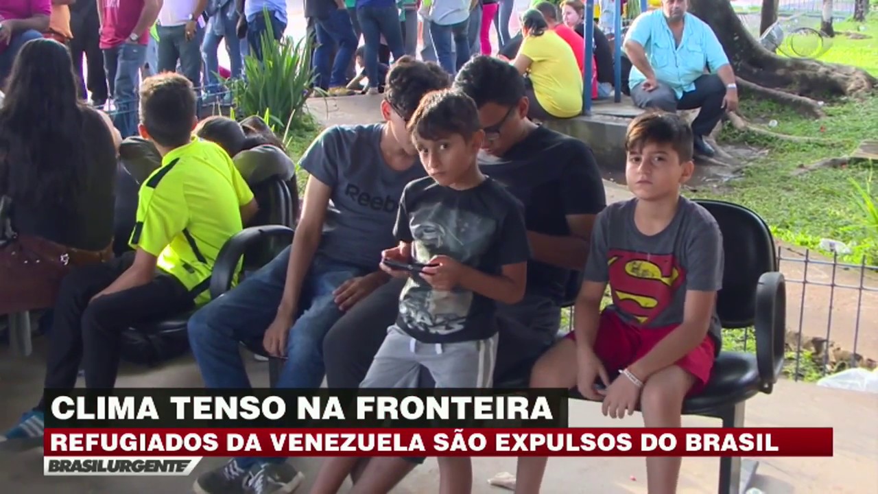 Refugiados venezuelanos são expulsos de Roraima