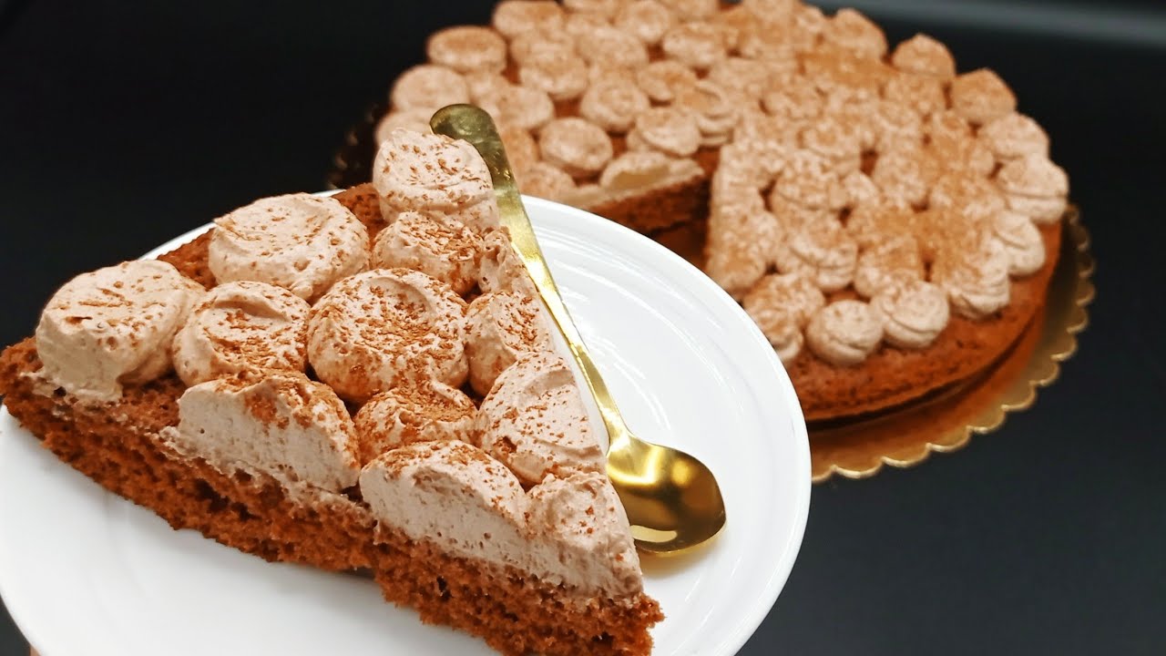 خفيف ظريف 🤫 كيكة ديسباسيتو🥧 بدون غلوتين توجديها في عشر دقائق والبنة  روعة🥰