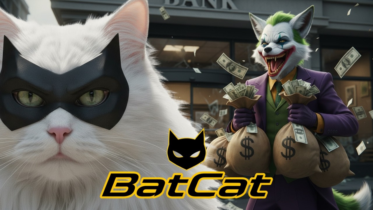 BatCat Stops the Joker After a Bank Robbery