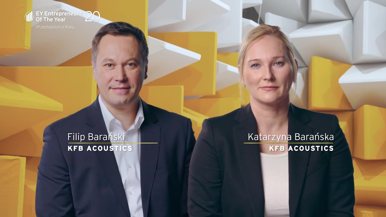 Konkurs EY Przedsiębiorca Roku &ndash; KFB Acoustics - Katarzyna i Filip Barańscy