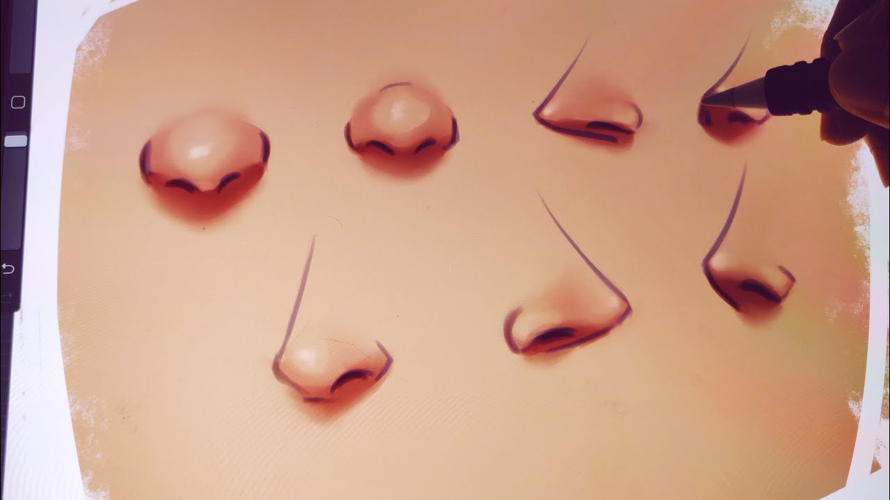 How to Draw the Nose from Different Angles Easily