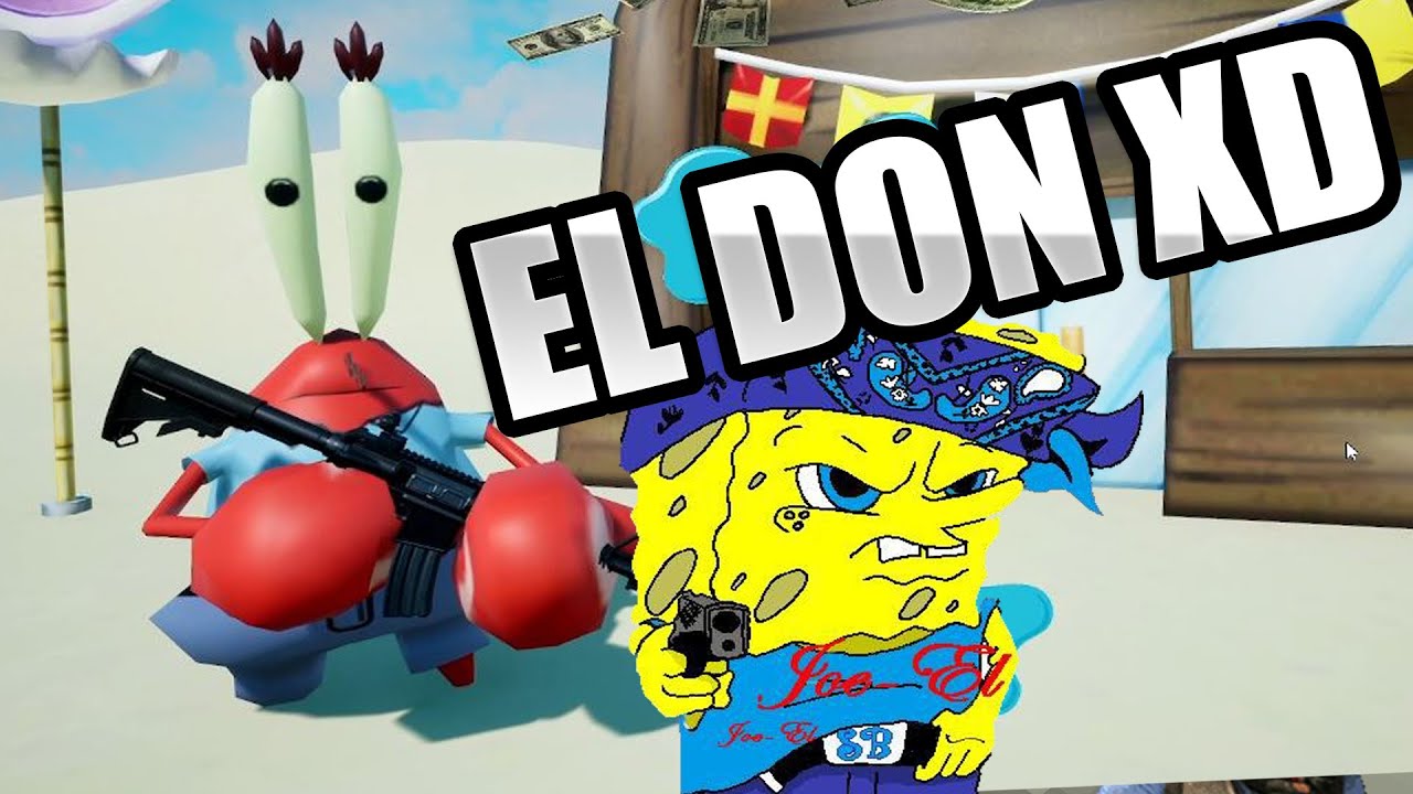 En este juego Don cangrejo se porta mal 😱 con MEMES XD