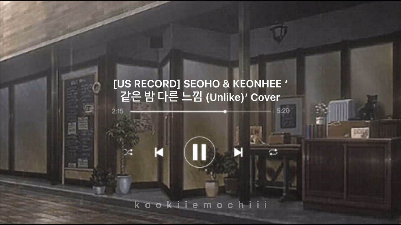 seoho covers playlist (3D cafe rain ambience audio) | study, chill, sleep | use headphones!