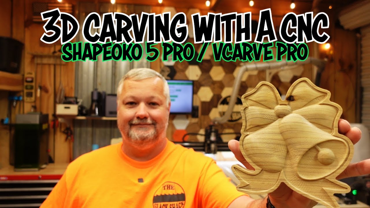 3D carving with a CNC - Shapeoko 5 Pro / VCarve Pro