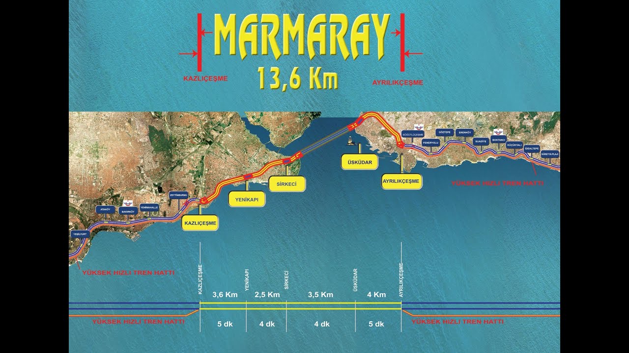 Marmaray - the world's first intercontinental rail tunnel opens
