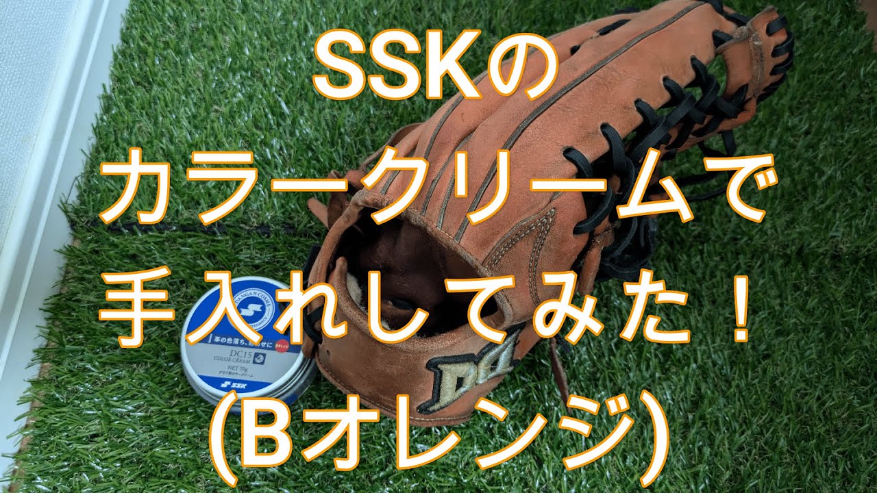 【DC15】SSKのカラークリーム(Bオレンジ)で手入れしてみた！