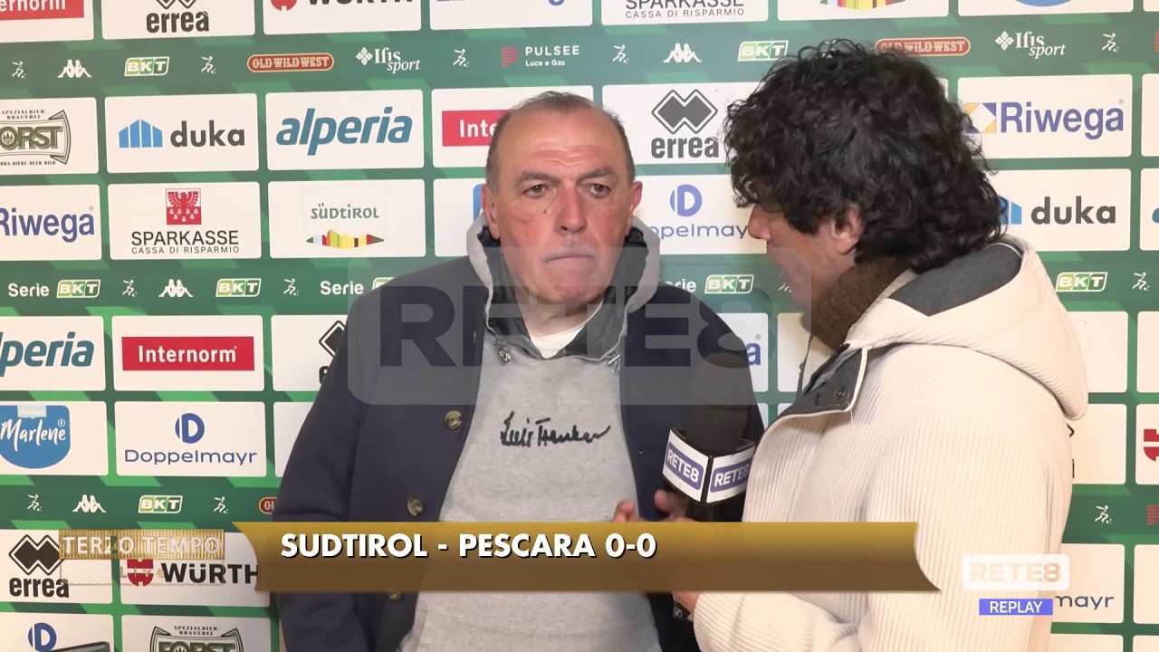 Südtirol - Pescara 0-0 91° Castori: 