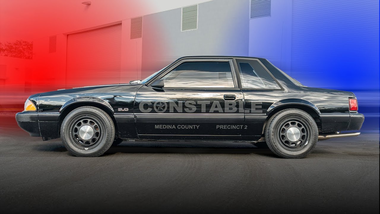 Полицейский, от которого невозможно было убежать | Ford Mustang SSP 1989 года