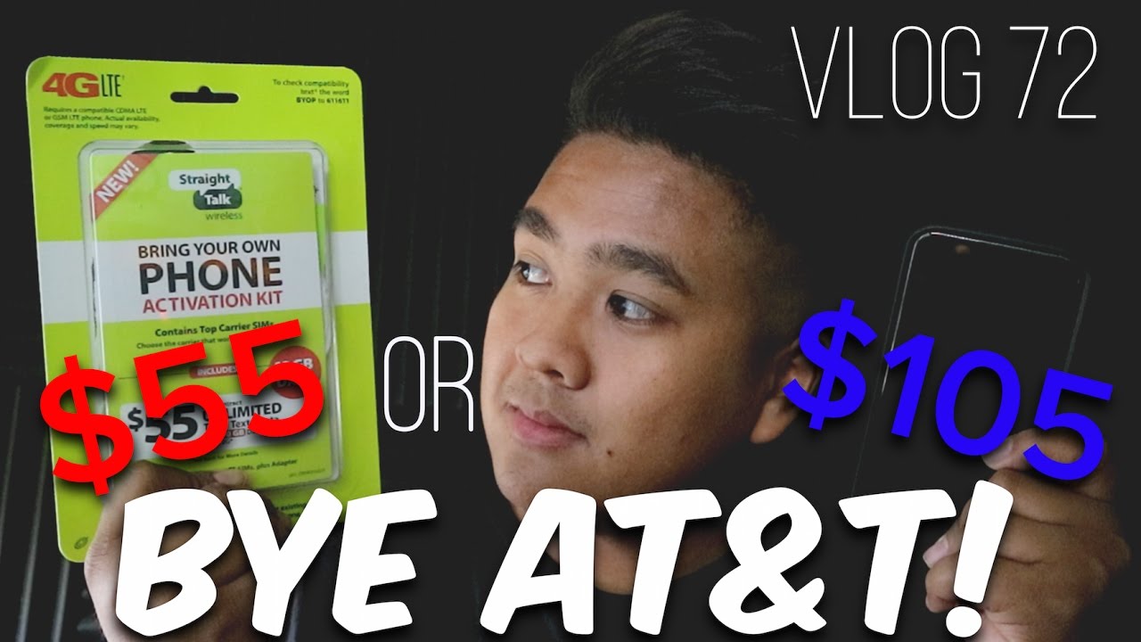 I'M SWITCHING TO STRAIGHT TALK WIRELESS! (Vlog 72) Step by Step Tutorial with AT&T iPhone 6s+