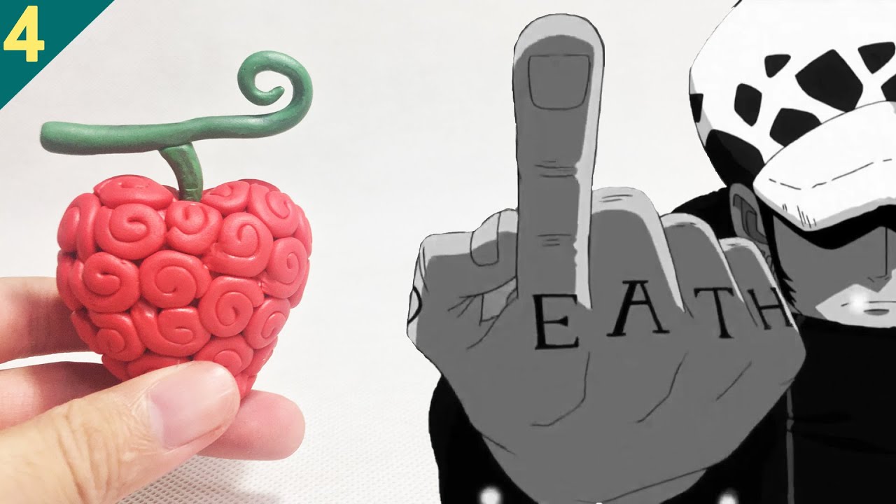 Trafalgar Law's Ope Ope no Mi- Make a One Piece Devil Fruits with Polymer clay - Easy Tutorial
