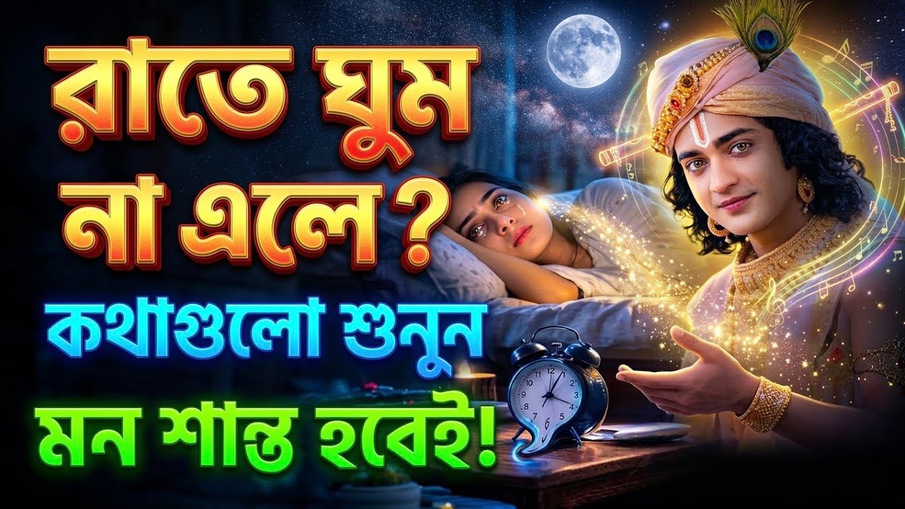 রাতে ঘুম না এলে কথাগুলো শুনুন মন শান্ত হয়ে যাবেই শ্রীমদ্ভগবত গীতার জ্ঞান Shrimad Bhagwat Geeta  !!