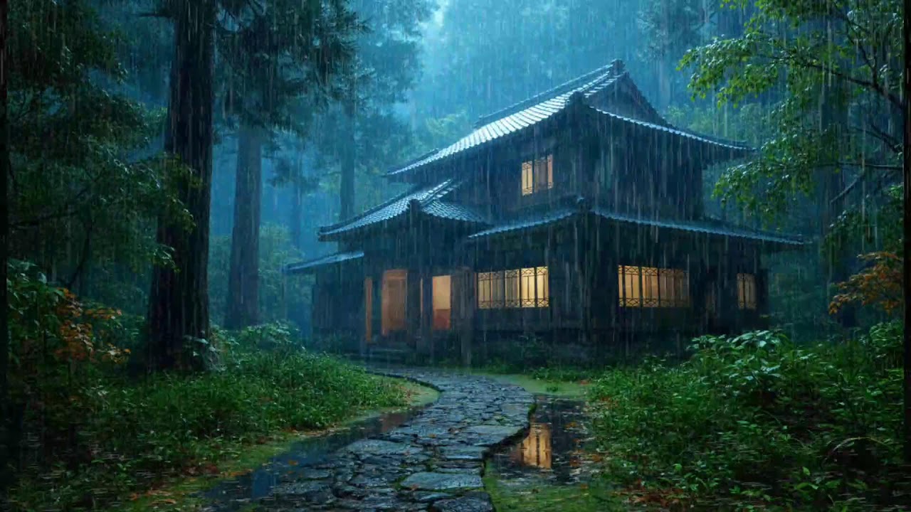 Heavy Rain Sound for Deep Sleep 🌧️ | Relaxing Rain Noise for Stress Relief & Insomnia