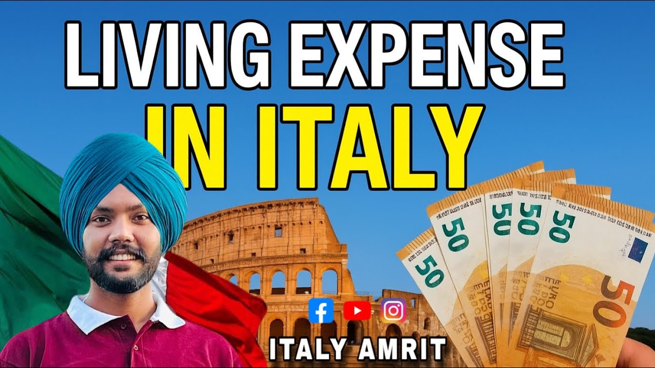 🇮🇹ਕਿੰਨਾਂ ਖ਼ਰਚਾਂ ਹੰਦਾ ਮਹਿਨੇ ਦਾ Living Expenses in Italy 2025 | Full Breakdown 🇮🇹 Italy Amrit 