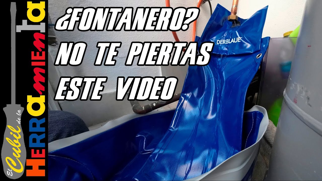 FONTANERÍA RÁPIDA Y LIMPIA CON EL RECOLECTOR DE AGUA DERBLAUE