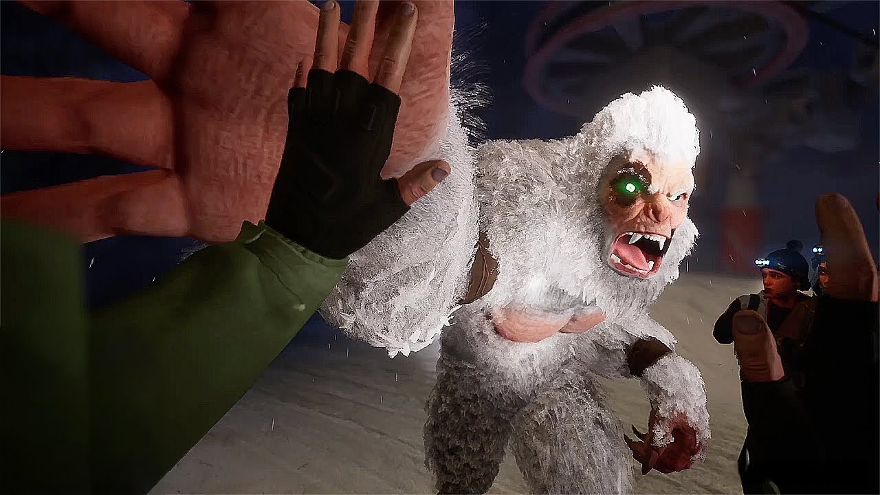 Trapped in the woods with BIGFOOT