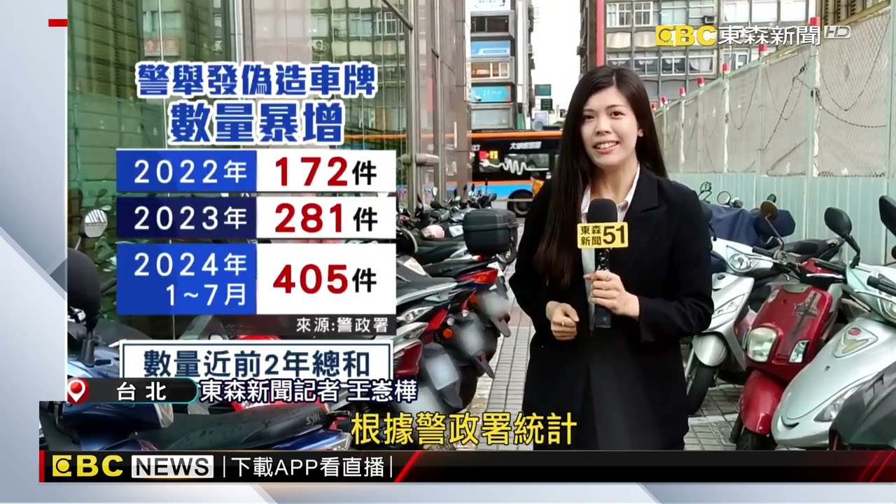 假車牌橫行全台！警查改管 意外揪出失竊牌@newsebc