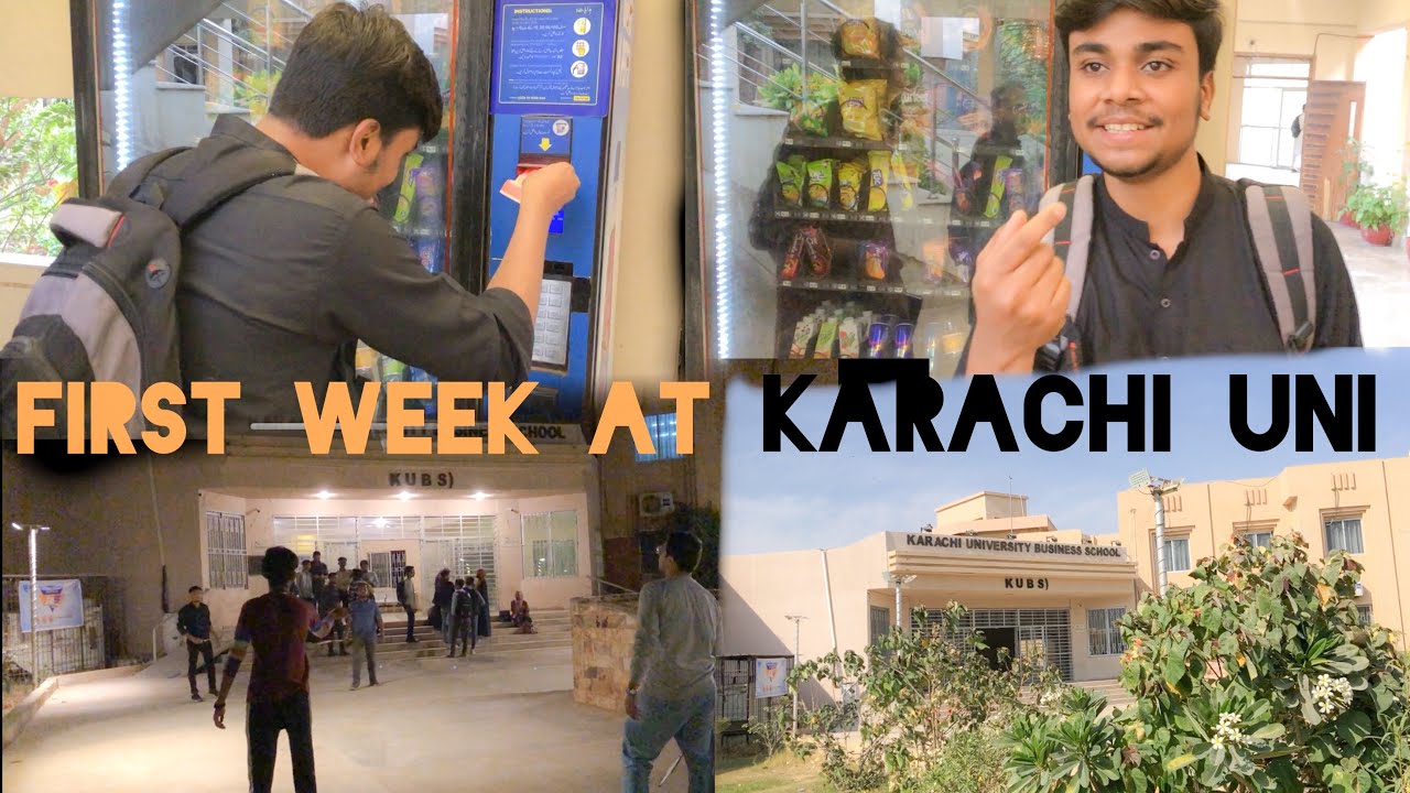First week of university || KUBS || KARACHI UNIVERSITY