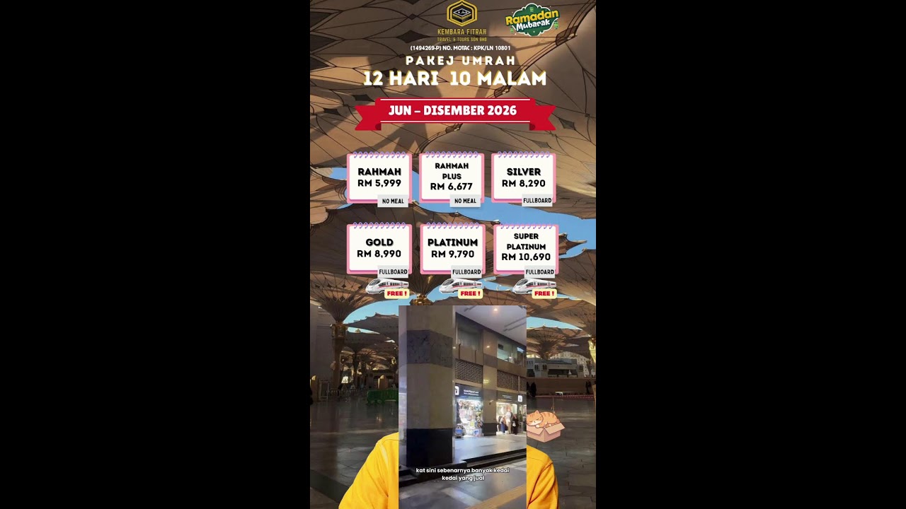 KURSUS UMRAH BERSAMA KEMBARA FITRAH TRAVEL