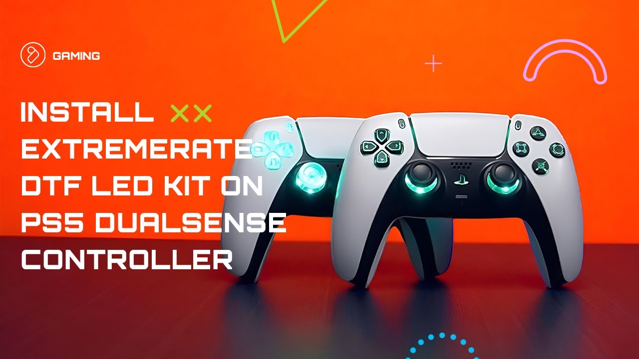 How to Install eXtremeRate DTF LED Kit on PS5 DualSense Controller