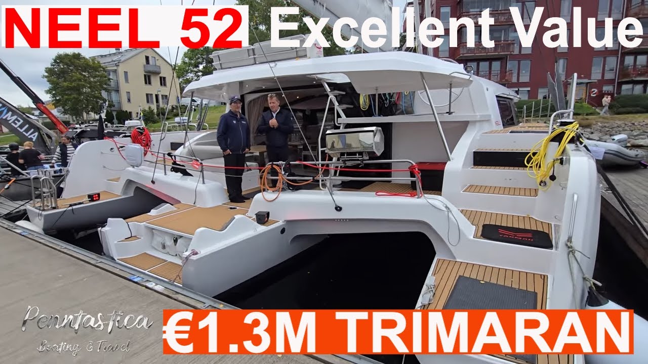 NEEL 52 TRIMARAN - Sailing with HARMONY - Swedens biggest Trimaran