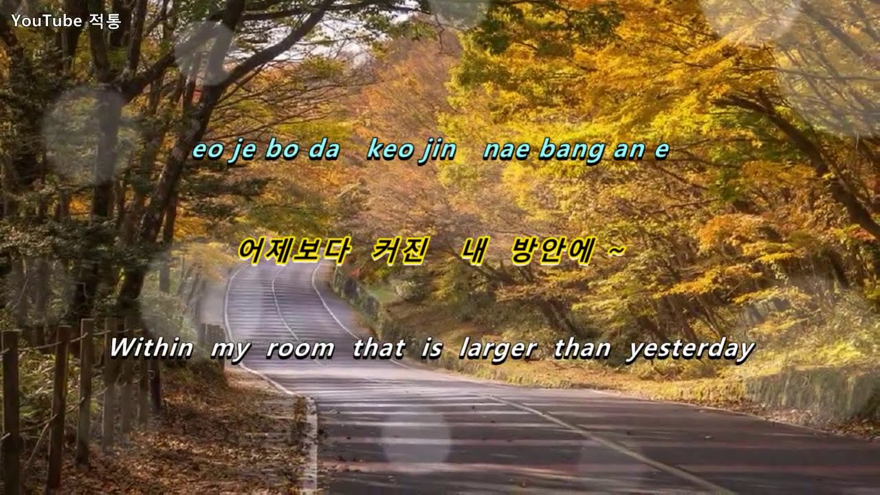 kpop[8090]♬ 잊어야 한다는 마음으로(With a heart that should forget)- 김광석(Kim Kwang Seok) [Eng sub]