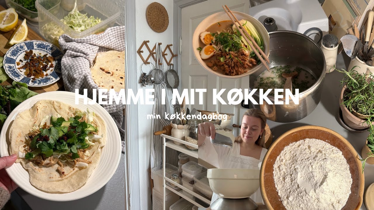 Min første fond, hjemmelavede tortillas og ramen fra bunden | Min køkkendagbog