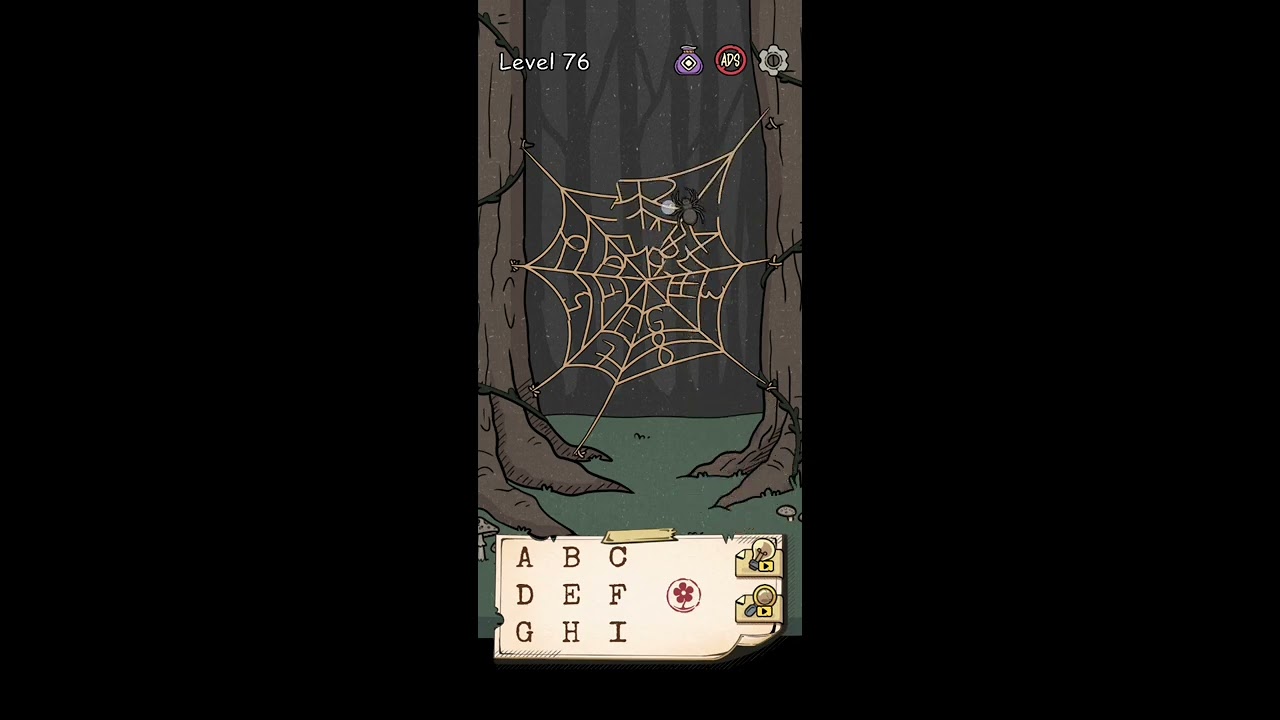 Flower Forest - Word puzzle Level 76 ( update ) Walkthrough Solution 