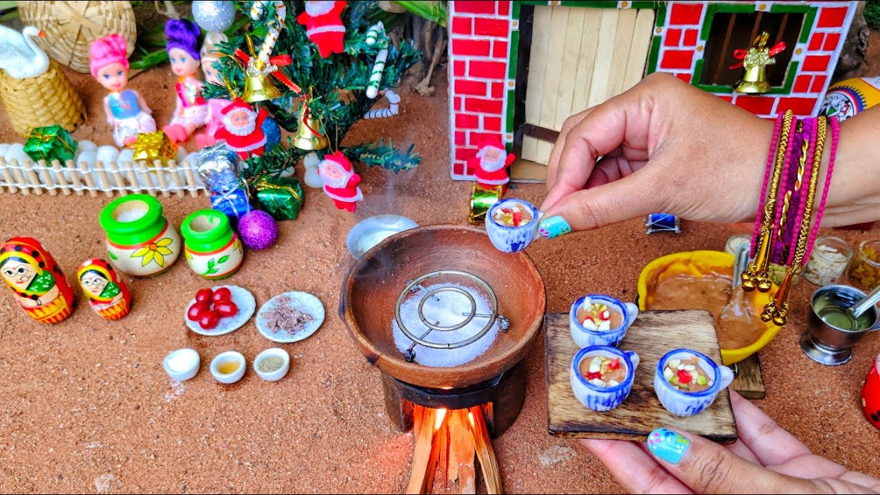 Miniature Christmas Cup Cake | Plum Cake Recipe | Christmas Fruit Cake | Rini's Miniature |