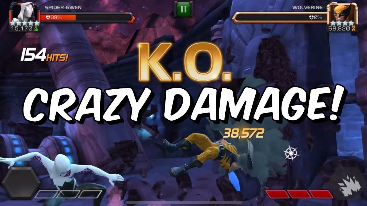 5 Star Buffed Spider-Gwen DESTROYS Realm of Legends - God Tier Ramp?! - Marvel Contest Of Champions