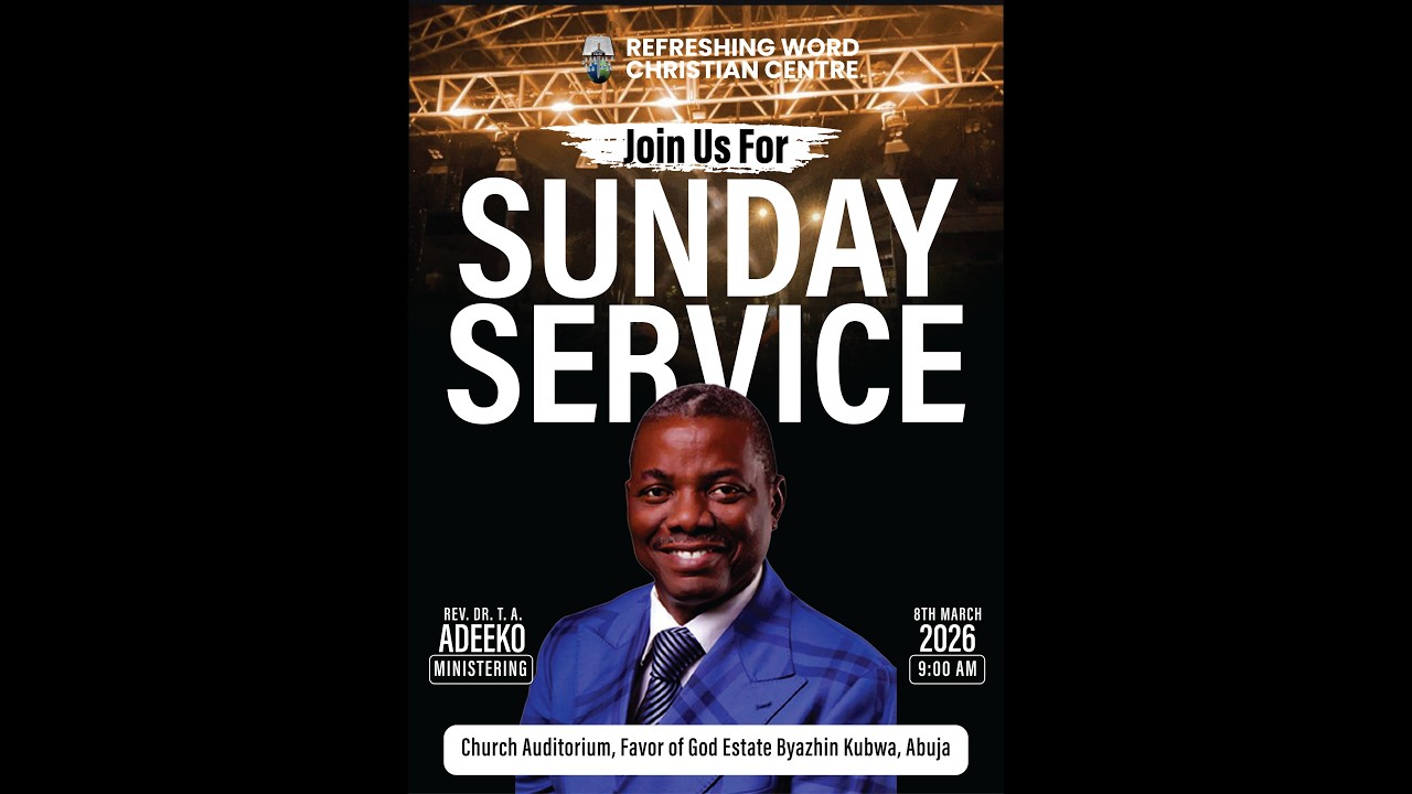 Sunday Service - Pst Boniface Onwuanaku