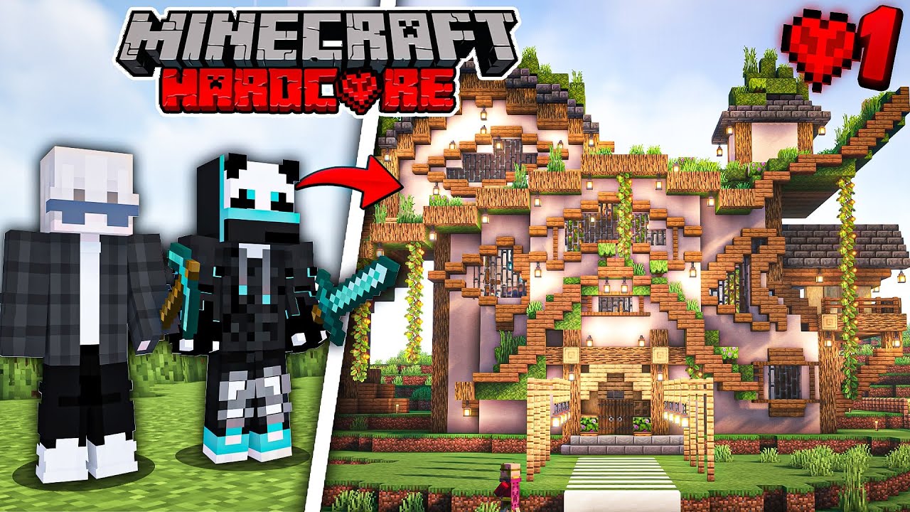 We Had LUCKIEST START EVER in Minecraft Hardcore! Ep - 1