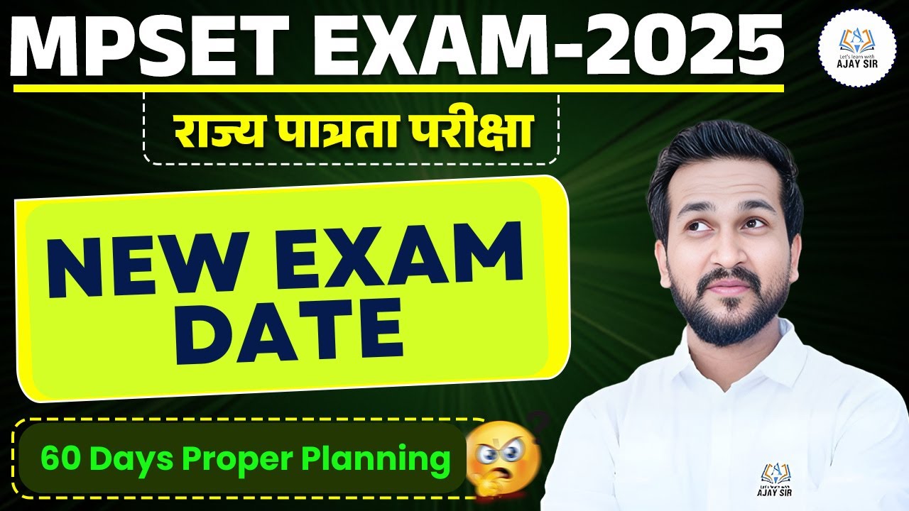 MPSET EXAM NEW EXAM DATE I MPSET EXAM ENGLISH CLASSESS
