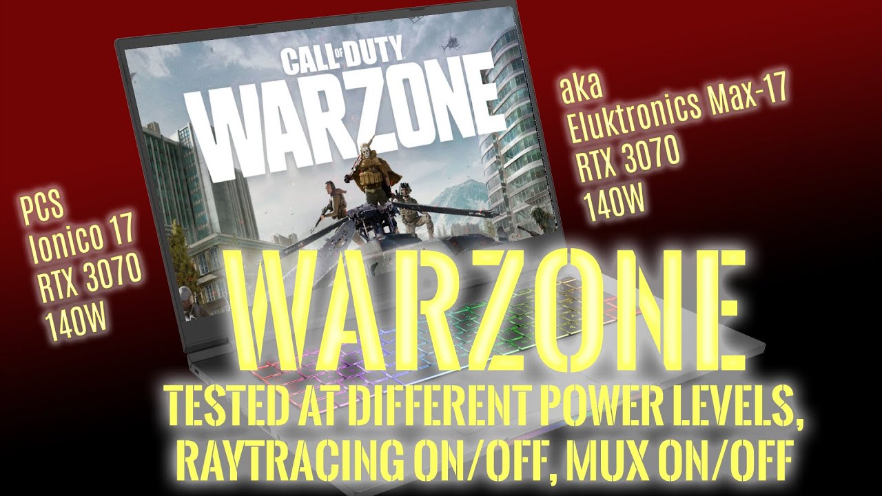 COD #Warzone on #Max-17 / #Ionico17 #RTX3070 laptop