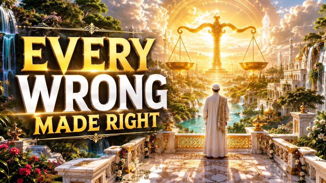 Every Wrong Made Right 🌙 Emotional Islamic Nasheed About Allah's Perfect Justice | Hereafter Jannah
