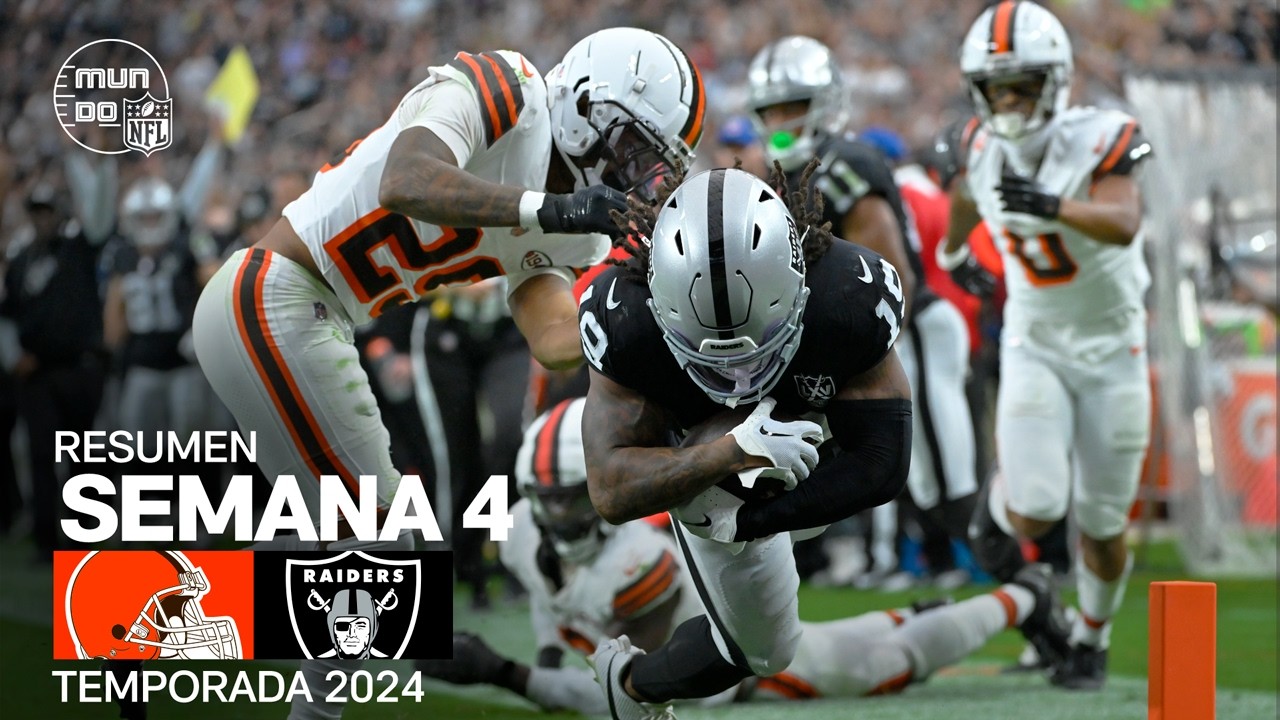 Cleveland Browns vs. Las Vegas Raiders | Semana 4 - NFL 2024 | Highlights Resumen en español