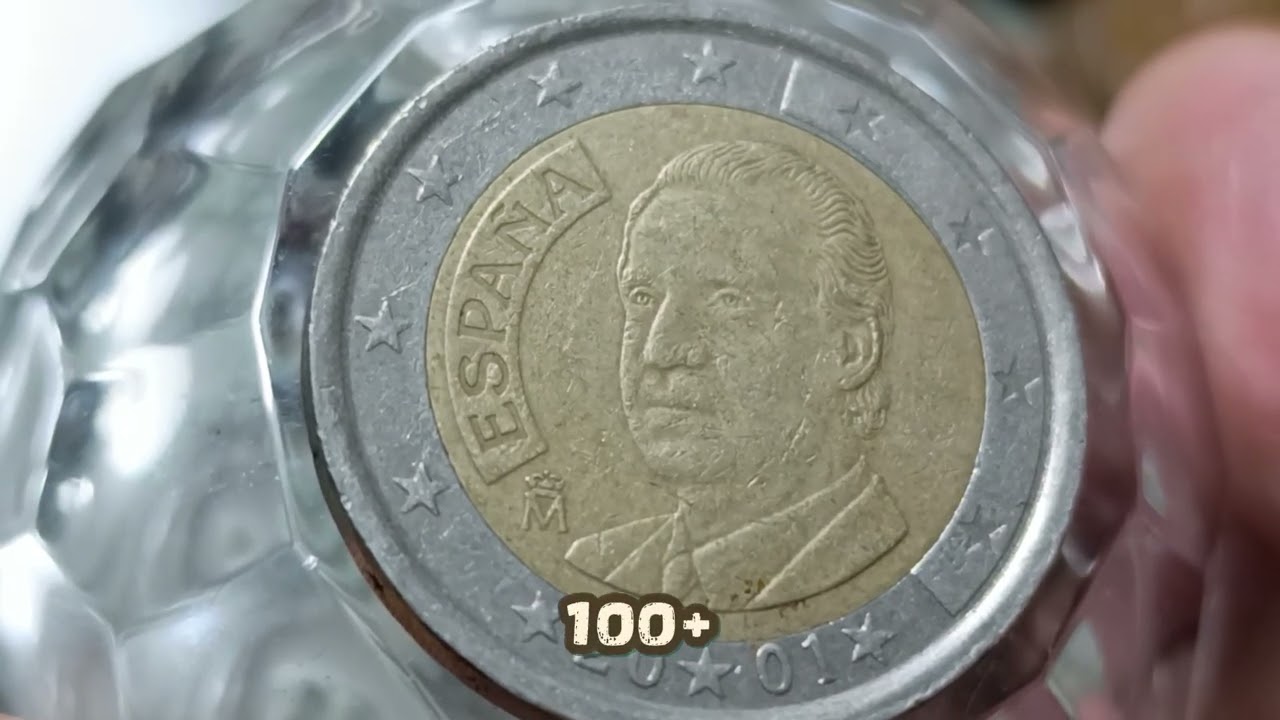 🇪🇸 2001 Spain 2 Euro Coin Worth Up To &euro;100+! Rare Errors 💰2001Spain2Euro #RareCoins #EuroCollectors