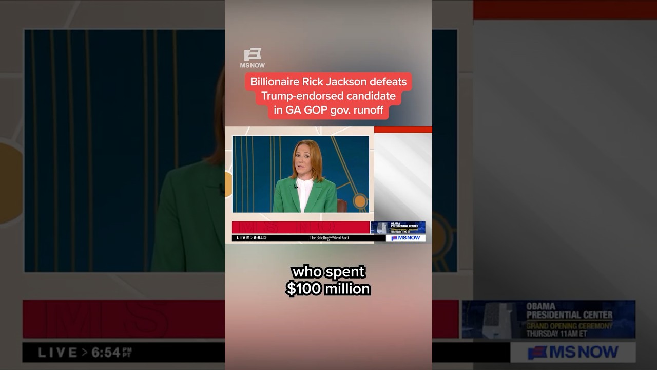 Billionaire Rick Jackson defeats Trump-endorsed candidate in GA GOP gov. runoff