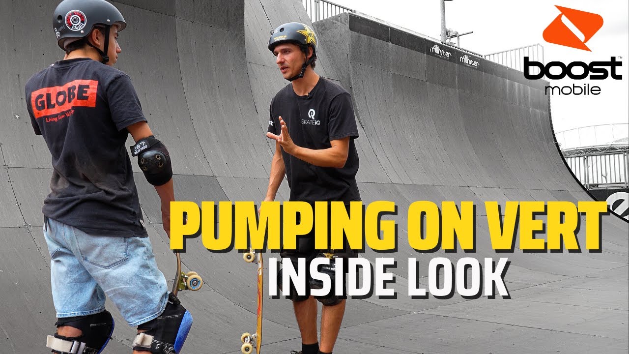 Fundamentals of pumping on vert - SKATEiQ Camp @ Monster Skatepark