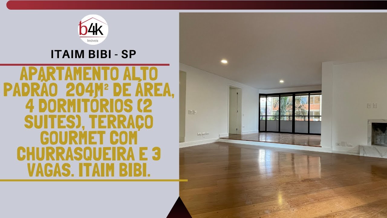 Apartamento Luxo Itaim Bibi. Venda/aluguel. 4 quartos, 204m²