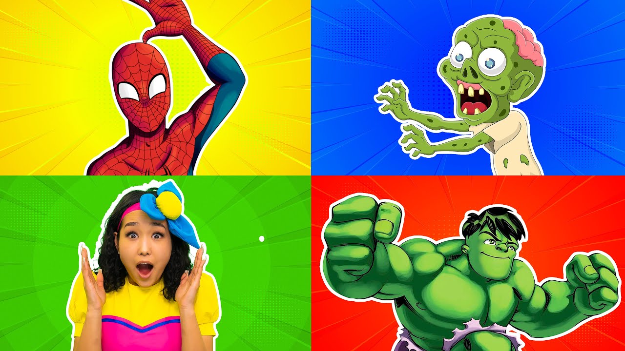 Knock Knock, Who's at the Door? + MORE | Superheroes | Kids Songs and Nursery Rhymes