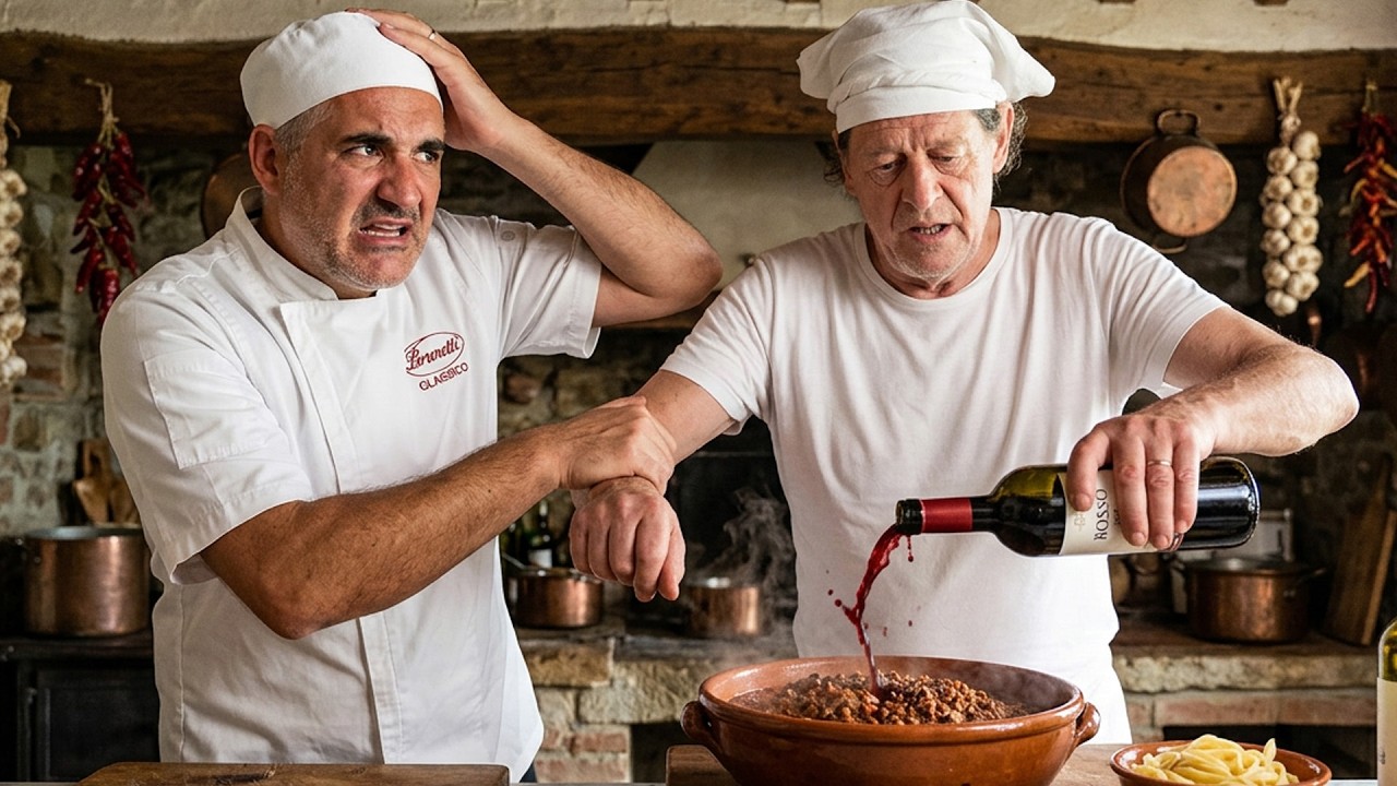 Italian Chef Reacts to Marco Pierre White's Bolognaise Sauce!