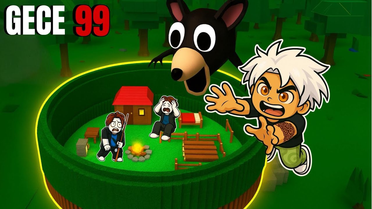KAMP&Ccedil;ILARI TROLLEDİM 🤣 Geyiğin Tarafına Ge&ccedil;tim!?  ROBLOX 99 NIGHTS IN FOREST 🌲