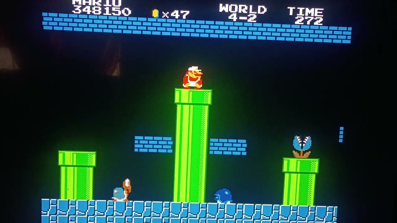 1985 Nintendo NES Super Mario Bros world 4-2 Monday February 23rd 2026