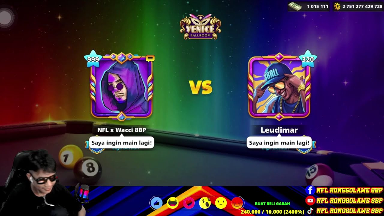 EPIC MOMENT 8BallPool TRICKSHOT & KISS SHOT In BERLIN/VANICE LEVEL 999 😱😱
