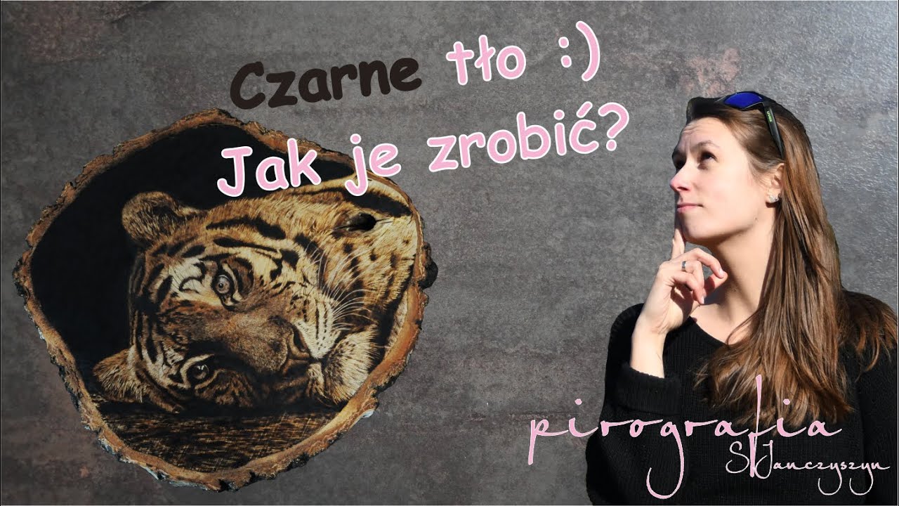 Pirografia - jak wypalić ładne jednolite czarne tło :D - Sylwia Janczyszyn