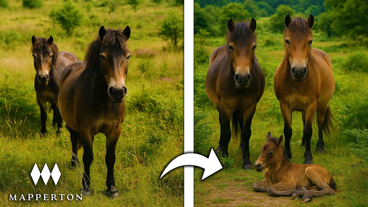 Our Wild Exmoor Ponies Welcome a New Arrival!