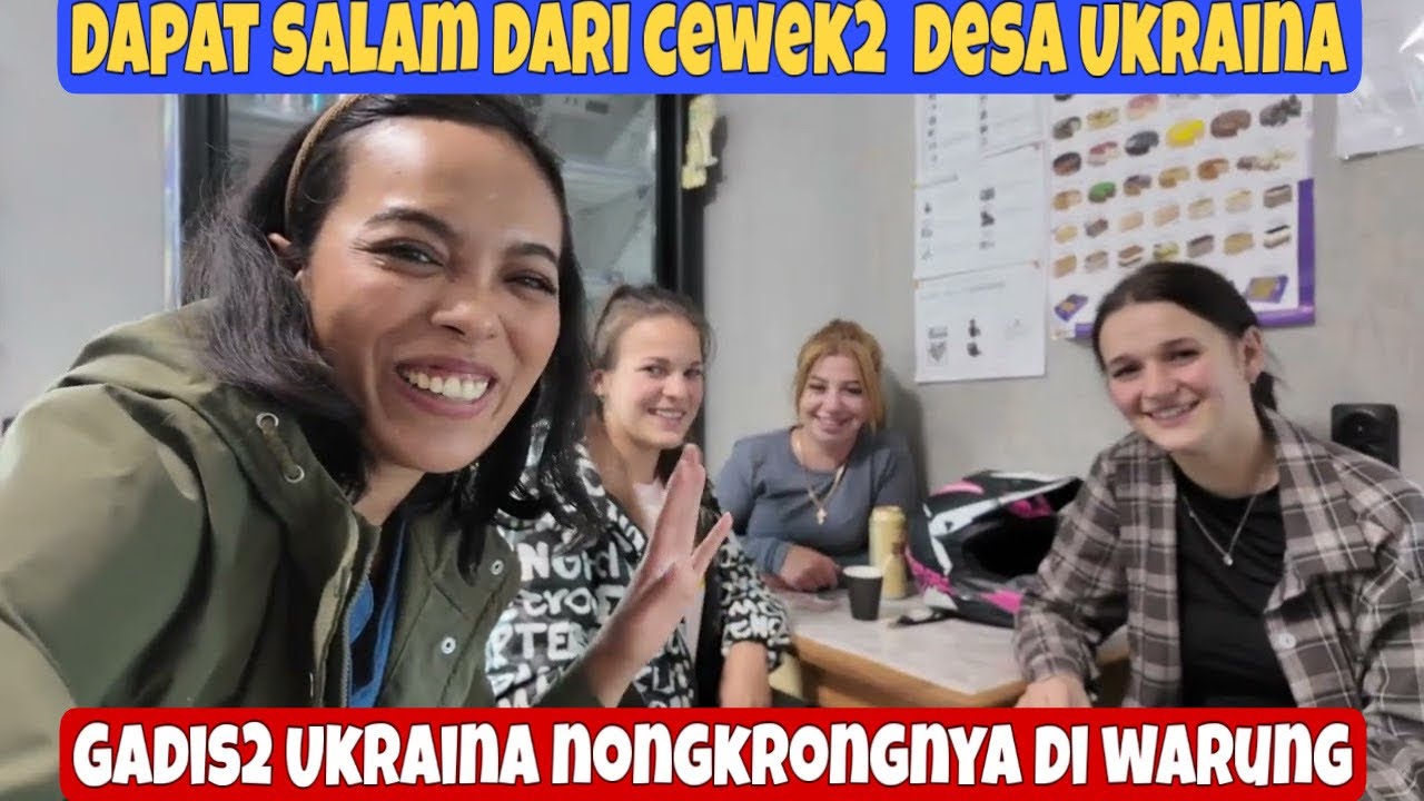 BENTUKAN WARUNG2 YANG ADA DI DESA PEGUNUNGAN UKRAINA || VLOG PEDESAAN UKRAINA