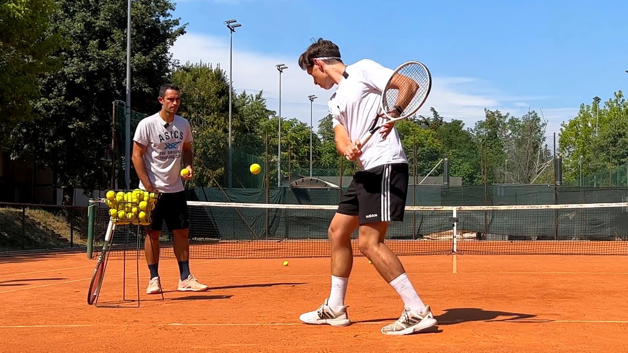 Allenamento di Tennis 🎾 le Basi del ROVESCIO